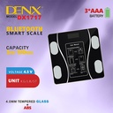 ميزان ذكي DENX DX1717 بتقنية البلوتوث لتحليل الجسم والدهون بدقة عالية - Image 8