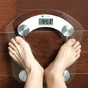 ميزان رقمي زجاجي بشاشة LCD من الزجاج المقسى لقياس الوزن . - Image 8