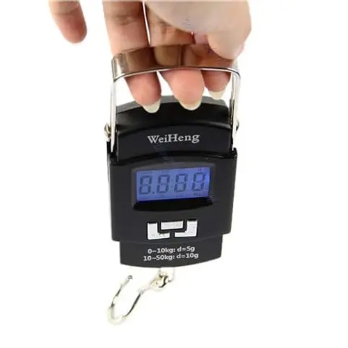 ميزان رقمي لوزن الحقائب باللون الاسود - Image 6