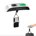 ميزان الأمتعة الإلكتروني المحمول بشاشة LCD وحزام وبطارية مضمنة باللون الاسود والفضي - Image 11