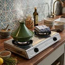 موقد غاز BOKO مزدوج الشعلة ستانلس ستيل إشعال ذاتي وتوفير للغاز - Image 6