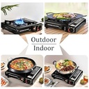 موقد غاز TOZK المحمول للرحلات BDZ-155-A تصميم خفيف وحقيبة للتنقل - Image 7