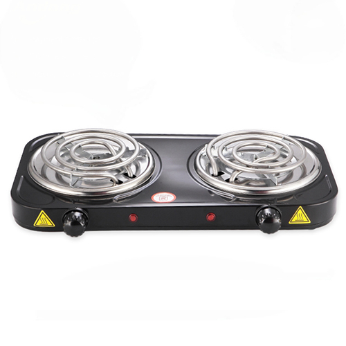 فرن كهربائي مسطح مزدوج PRIMO PLUS PR615 بقوة 2000 واط لون (أسود) - Image 2