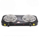 فرن كهربائي مسطح مزدوج PRIMO PLUS PR615 بقوة 2000 واط لون (أسود) - Image 2