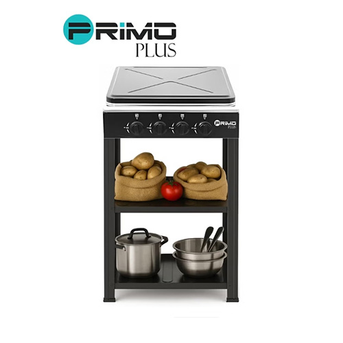 موقد غاز Primo Plus PR619  تصميم متين مع 4 شعلات مطلية بالمينا - Image 10