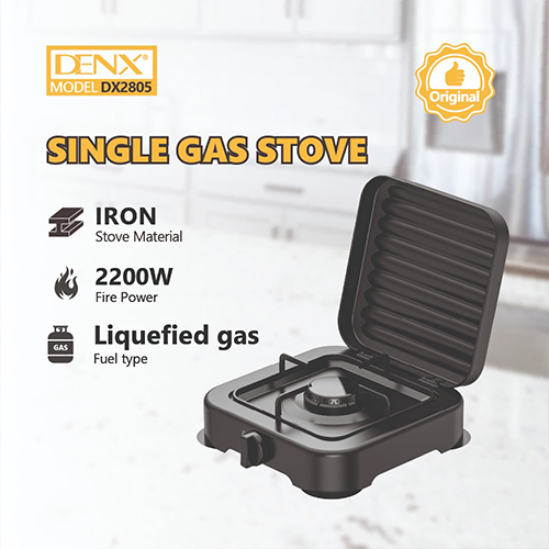 موقد غاز فردي DENX DX2805 بقوة 2200 واط للطهي المنزلي والخارجي - Image 3