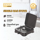 موقد غاز فردي DENX DX2805 بقوة 2200 واط للطهي المنزلي والخارجي - Image 3