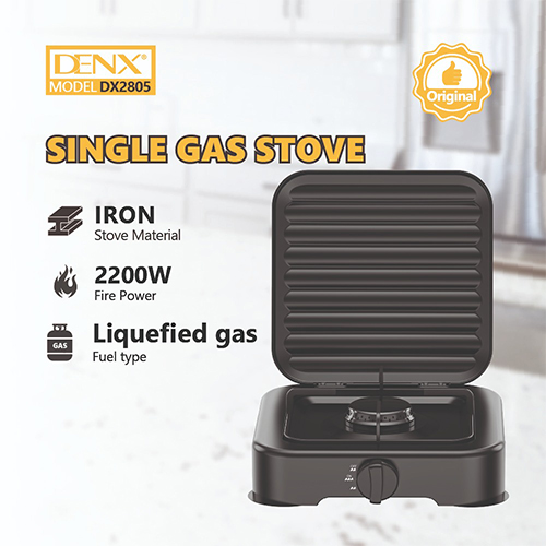 موقد غاز فردي DENX DX2805 بقوة 2200 واط للطهي المنزلي والخارجي - Image 6