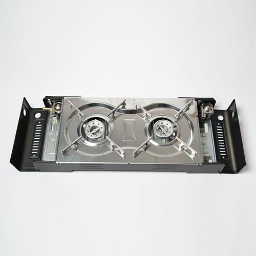 موقد غاز مزدوج DENX DX2802 بقوة 2200 واط × 2 للطهي في أي مكان - Image 2