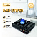 موقد غاز محمول DENX DX2806 بقدرة 2800 واط آمن للتخييم والاستخدام المزدوج - Image 2