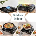 موقد غاز محمول DENX DX2806 بقدرة 2800 واط آمن للتخييم والاستخدام المزدوج - Image 9