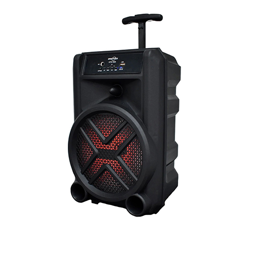 مكبر صوت GTS-1630 مع ميكروفون سلكي مدمج (احمر) - Image 2