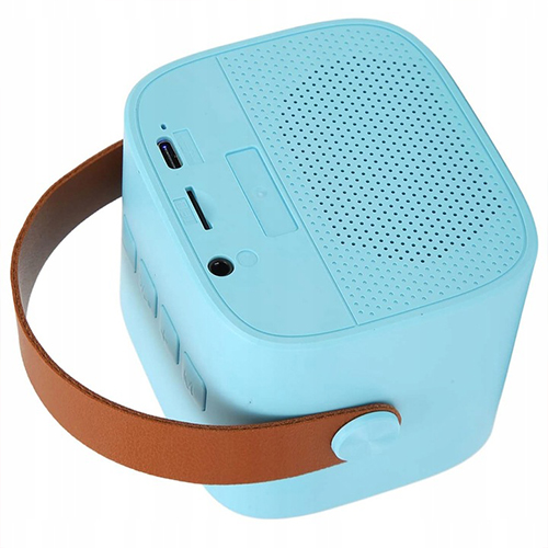 جهاز كاريوكي للأطفال مع مكبر صوت بلوتوث محمول K1L مع ميكروفونين لاسلكيين لون (أزرق) - Image 2