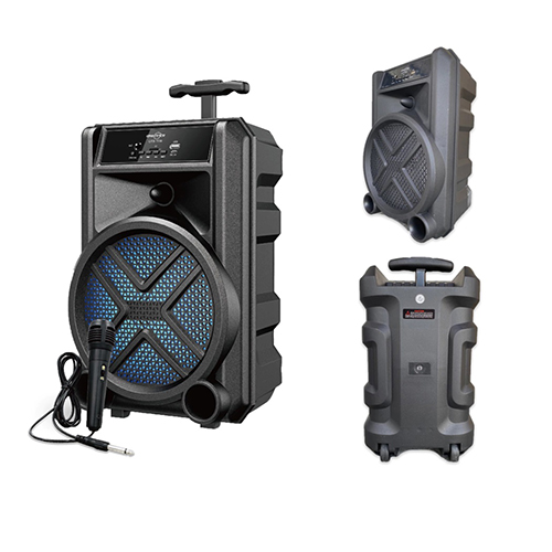 مكبر صوت GTS-1630 مع ميكروفون سلكي مدمج (ازرق) - Image 5