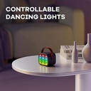 جهاز كاريوكي للأطفال مع مكبر صوت بلوتوث محمول K1L مع ميكروفونين لاسلكيين لون (أسود) - Image 6