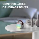 جهاز كاريوكي للأطفال مع مكبر صوت بلوتوث محمول K1L مع ميكروفونين لاسلكيين لون (أبيض) - Image 2