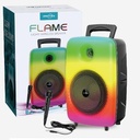 مكبر الصوت GTS-1802 بتقنية البلوتوث وإضاءة RGB مع ميكروفون سلكي - Image 10