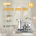 طقم DENX DX3410 الكهربائي للقهوة والشاي 1600 واط ستانلس ستيل 304 - Image 8