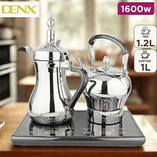 طقم DENX DX3410 الكهربائي للقهوة والشاي 1600 واط ستانلس ستيل 304 - Image 9