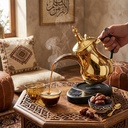 دلة قهوة عربية كهربائية دينكس DX3807 سعة 600 مل بتصميم تراثي فاخر - Image 3