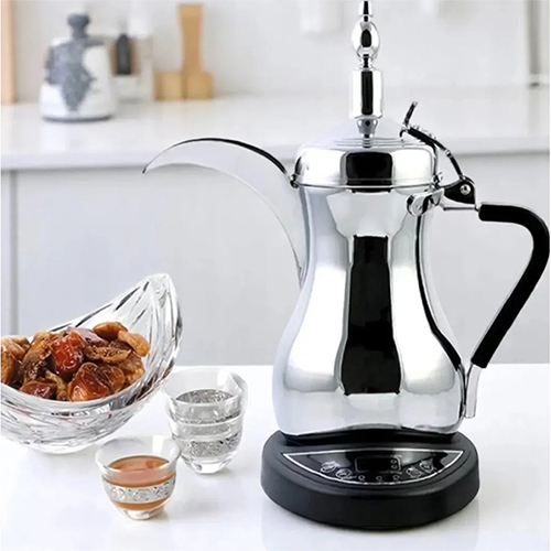 دلة primo plus PR620 الكهربائية 1 لتر لتحضير القهوة والشاي والحليب - Image 2