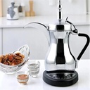 دلة primo plus PR620 الكهربائية 1 لتر لتحضير القهوة والشاي والحليب - Image 2