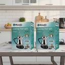 غلاية قهوة Primo Plus PR621 بقوة 800 واط وسعة 600 مللي لتحضير مشروباتك الساخنة - Image 3