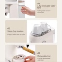 ماكينة تحضير القهوة 2 في 1 DENX DX3417 بضغط 20 بار وسعة 1000 مل - Image 5