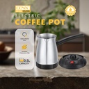 غلاية قهوة كهربائية DENX DX2086 ستانلس ستيل 650 واط 0.5 لتر - Image 5