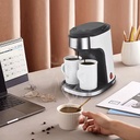 ماكينة قهوة DENX DX3413 بالتنقيط 450 واط، فلتر دائم، كوبين بورسلين - Image 11