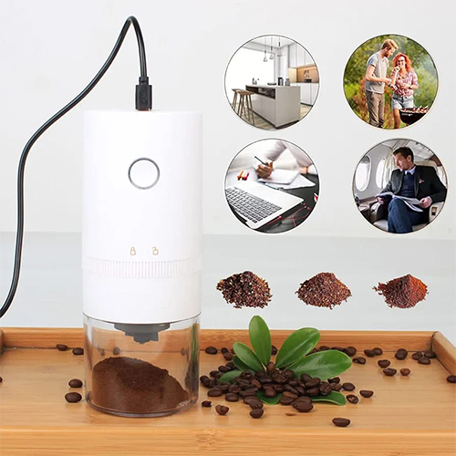 مطحنة قهوة محمولة Primo Plus اللون ابيض - Image 7