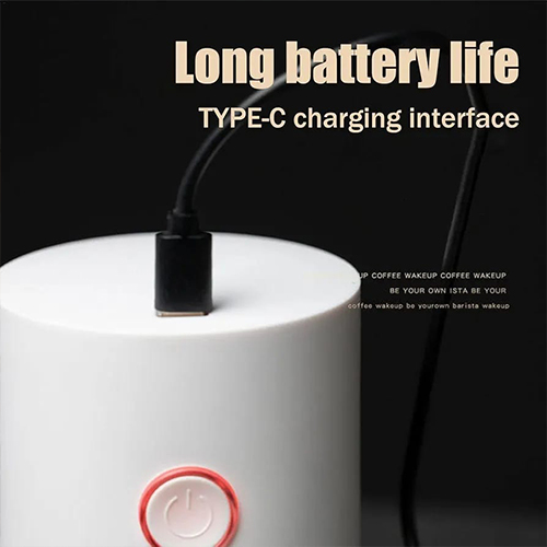 مطحنة قهوة محمولة Primo Plus اللون ابيض - Image 11