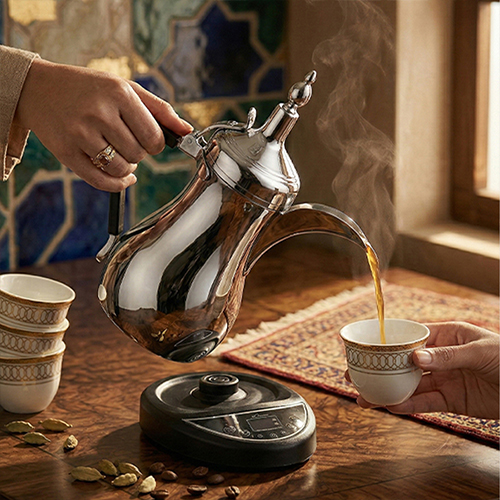 غلاية قهوة DX2046 بقوة 800 واط وسعة 1 لتر لتحضير مشروباتك الساخنة - Image 10