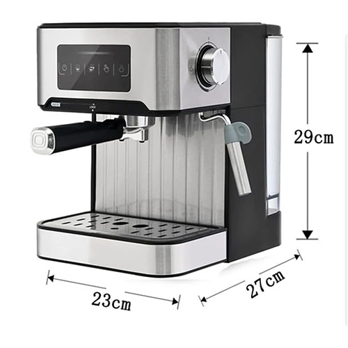 ماكينة صنع القهوة والإسبريسو DENX DX1770 بقوة 850 واط وسعة 1.6 لتر - Image 3