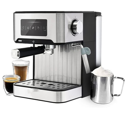 ماكينة صنع القهوة والإسبريسو DENX DX1770 بقوة 850 واط وسعة 1.6 لتر - Image 4