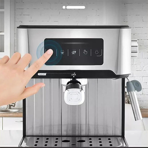 ماكينة صنع القهوة والإسبريسو DENX DX1770 بقوة 850 واط وسعة 1.6 لتر - Image 8