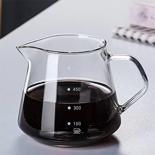 طقم تحضير قهوة  سعة 600 مل سيرفر زجاجي وفلتر تقطير متكامل - Image 2