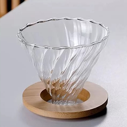 طقم تحضير قهوة  سعة 600 مل سيرفر زجاجي وفلتر تقطير متكامل - Image 4