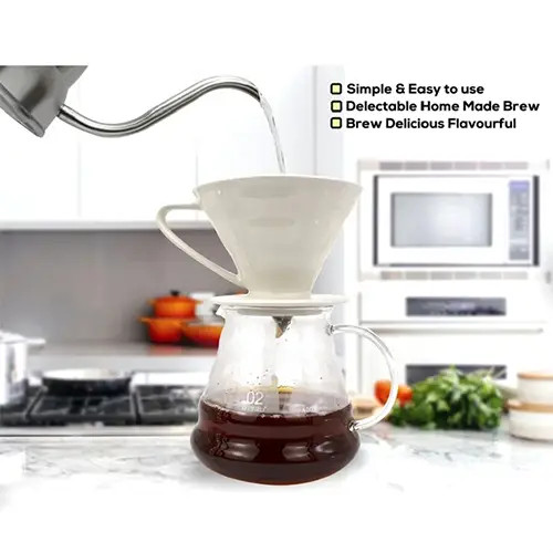 طقم تحضير قهوة مقطرة 7 قطع شنطة سفر متكاملة مع ميزان - Image 22