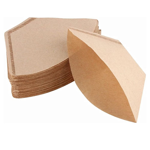 ورق فلتر القهوة من Primo Plus مكون من 100 قطعة لتصفية وتنقية القهوة من الشوائب ( باللون البني ) - Image 4