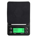 ميزان القهوة الإلكتروني مع مؤقت مدمج وشاشة LCD  باللون الاسود... - Image 2