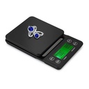 ميزان القهوة الإلكتروني مع مؤقت مدمج وشاشة LCD  باللون الاسود... - Image 10