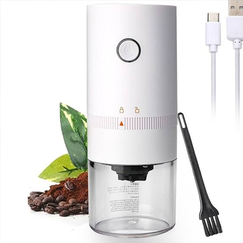 مطحنة قهوة إلكترونية محمولة 120 مل مطحنة لاسلكية قابلة للشحن USB - Image 2