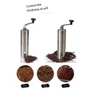 مطحنة قهوة يدوية احترافية مطحنة يدوية بتروس فولاذية لطحن دقيق - Image 6