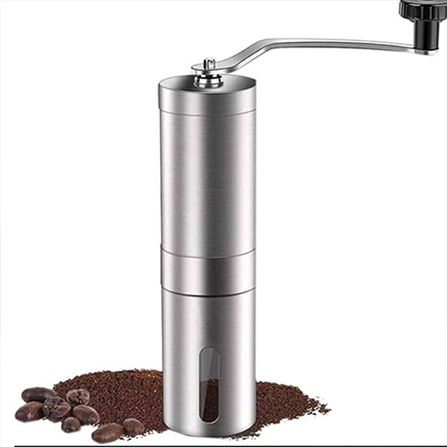 مطحنة قهوة يدوية احترافية مطحنة يدوية بتروس فولاذية لطحن دقيق - Image 14