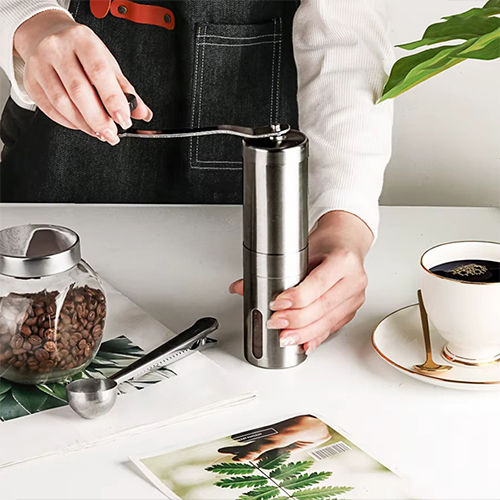 مطحنة قهوة يدوية احترافية مطحنة يدوية بتروس فولاذية لطحن دقيق - Image 17