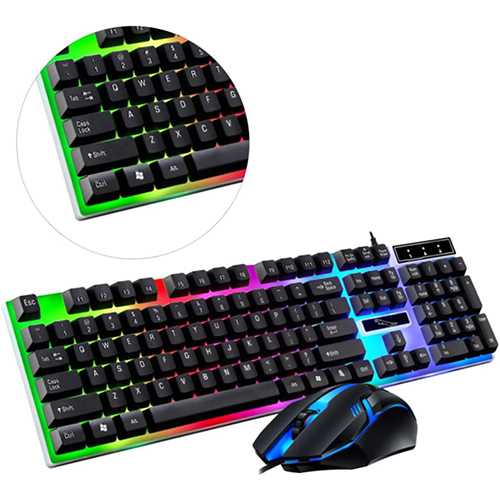 مجموعة لوحة مفاتيح وماوس للألعاب بإضاءة RGB - Image 3