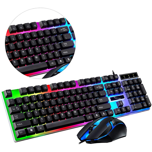 مجموعة لوحة مفاتيح وماوس للألعاب بإضاءة RGB - Image 4