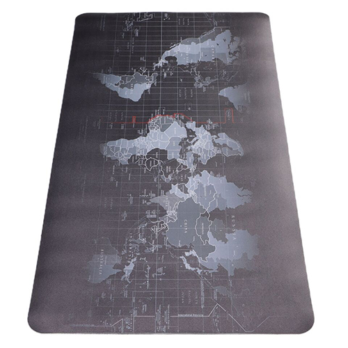 سجاجة لوحة المفاتيح والماوس على شكل خريطة باللون الاسود - Image 5