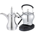 طقم primo plus PR622 للشاي والقهوة 800 واط مع قاعدة ديجيتال ذكية